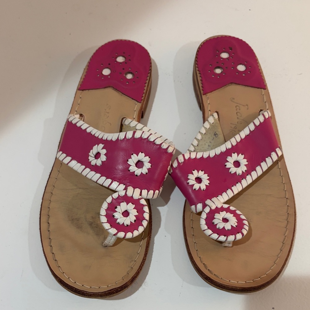 Jack Rogers Pink Floral Women's Sandals